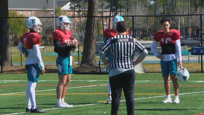 Coastal Carolina football players continue spring ball ahead of the 2024 season