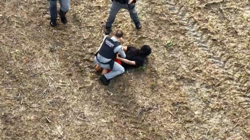 Deputies arrest one of the suspects after a three-county chase through Robeson, Bladen and...