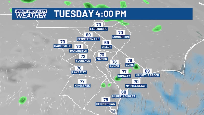 Despite the clouds, rain chances remain slim