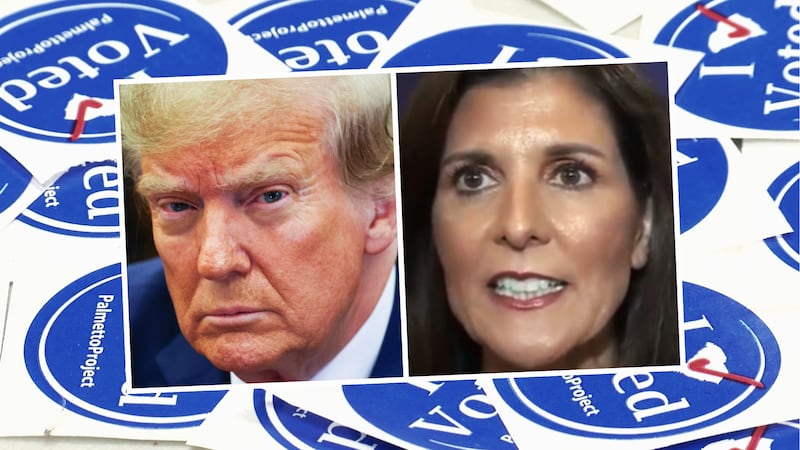 Donald Trump and Nikki Haley