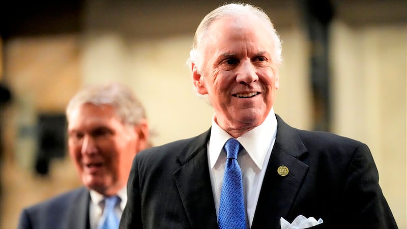 South Carolina Gov. Henry McMaster greets lawmakers ahead of his State of the State address on...