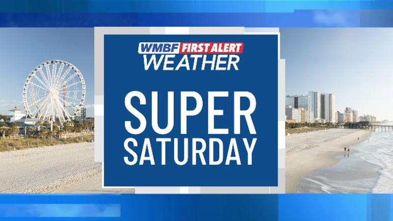 Sunny skies and mild Saturday.
