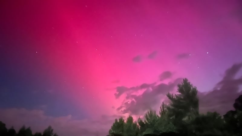 The beautiful Northern Lights could be seen across the Grand Strand on Friday night.