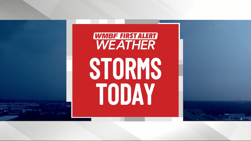 We're giving you the First Alert to a few strong to severe storms in the forecast for today.