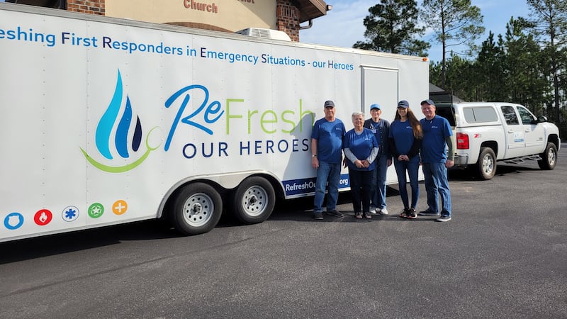 The Myrtle Beach Seventh-day Adventist Church transforms its trailer into a mobile food pantry...