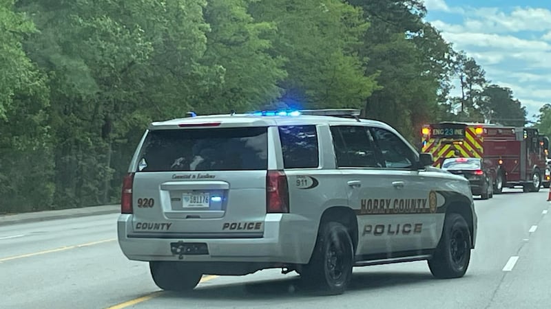 Horry County Fire Rescue was called out for a three-vehicle crash at 1:51 p.m. on Highway 544...