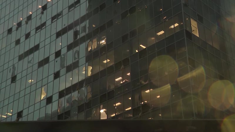 Severe thunderstorms have hit southeastern Texas for the second time this month.