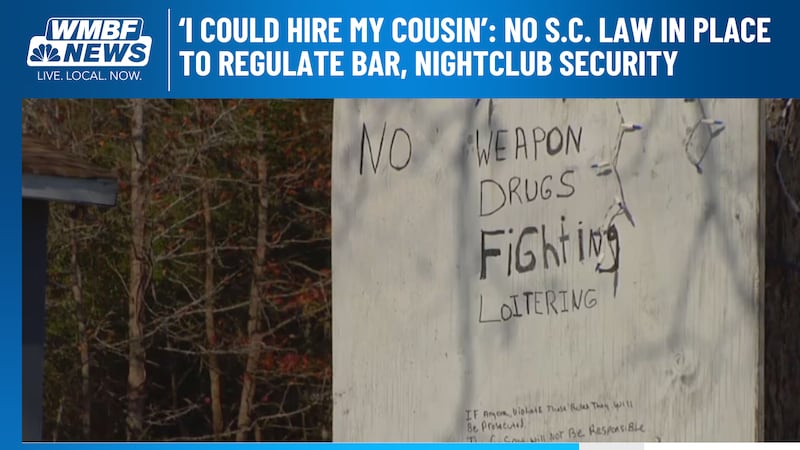 WMBF News started looking into bar and nightclub security after the trial surrounding the...