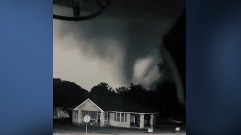 Funnel cloud captured near Carolina Avenue in Honea Path on May 9, 2024.