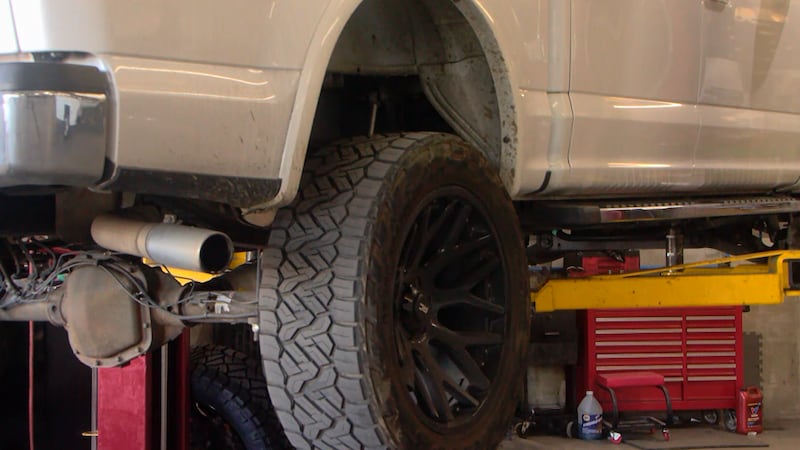 Drivers will be fined for having a vehicle with a more than four inch difference between the...