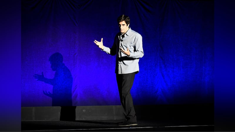 FILE -- David Copperfield speaks at "Experience The Magic of Lionsgate" at 2016 CinemaCon on...
